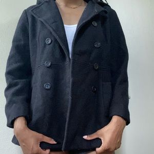 Arizona Jeans Co. double breasted wool pea coat